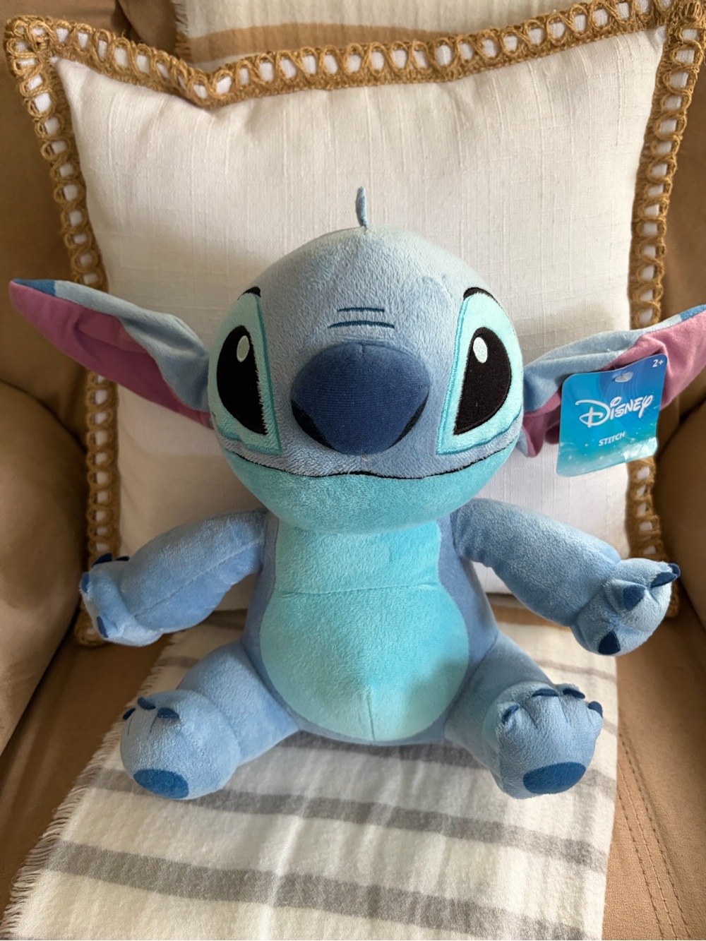 New Disney Light Blue & Navy Stitch Plush Toy